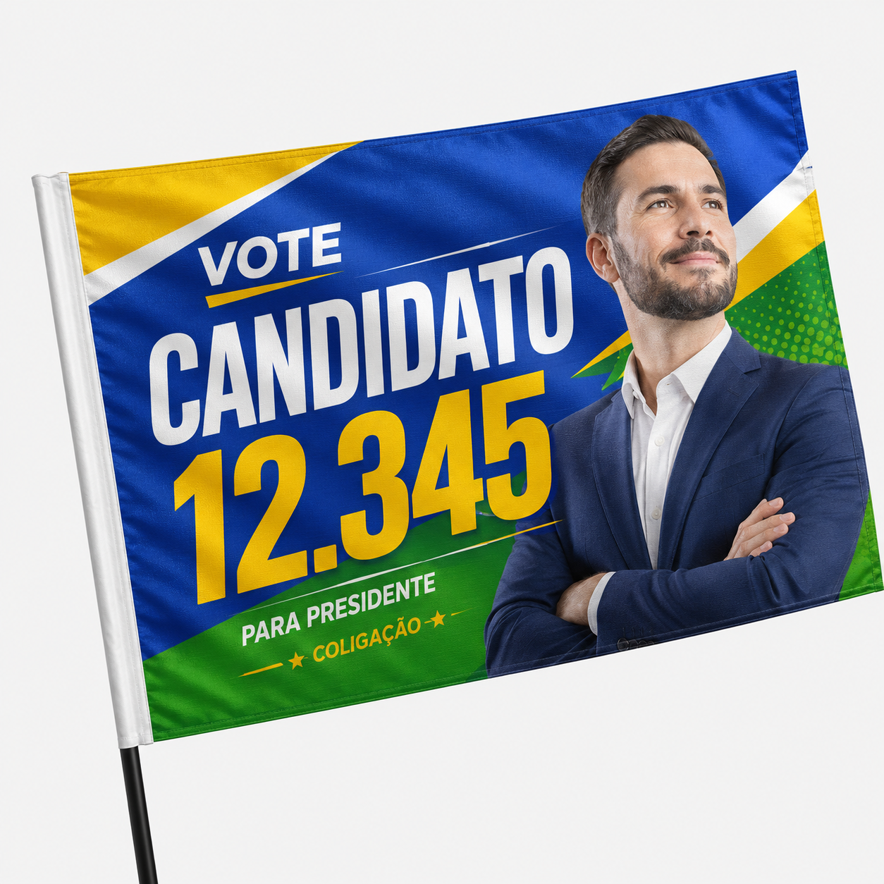 Bandeira para campanha política
